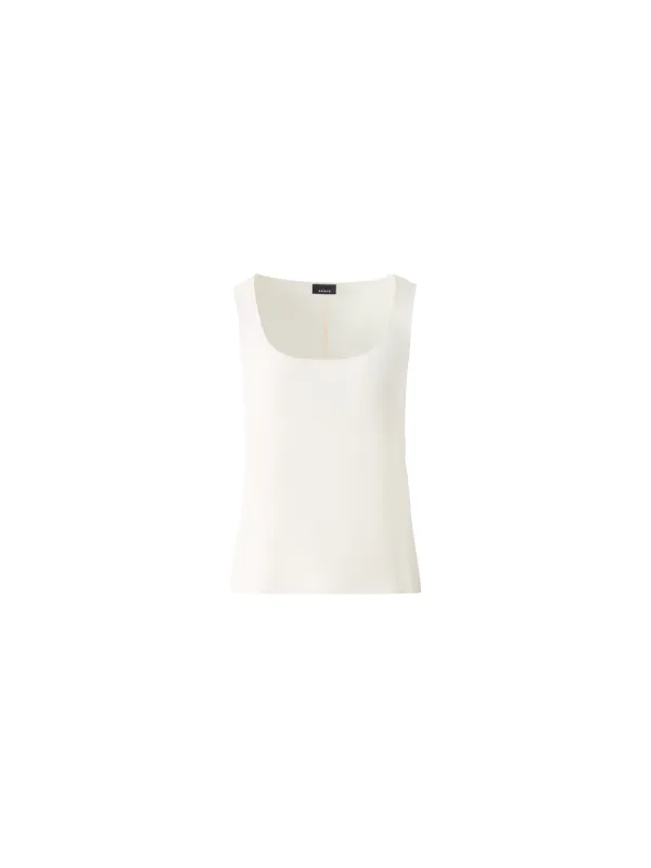 Sleeveless Silk Georgette Top made by Akris