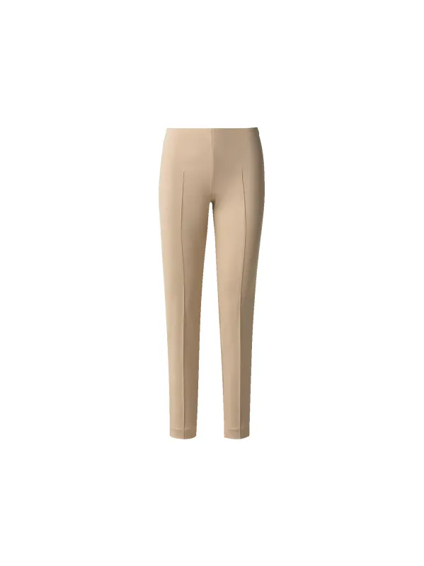Full-Length Pants with Slim Fit and Stretch Construction made by Akris