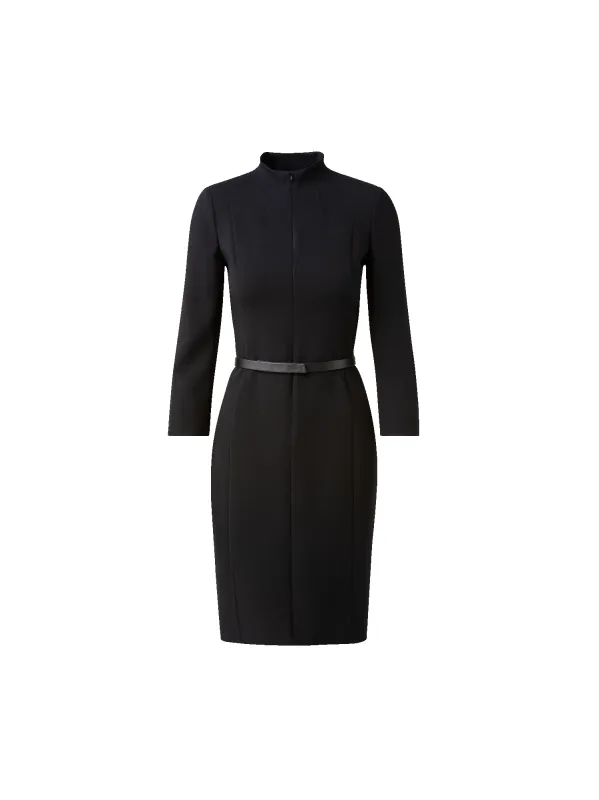 Mock Neck Wool Double-Face Dress sold by Akris