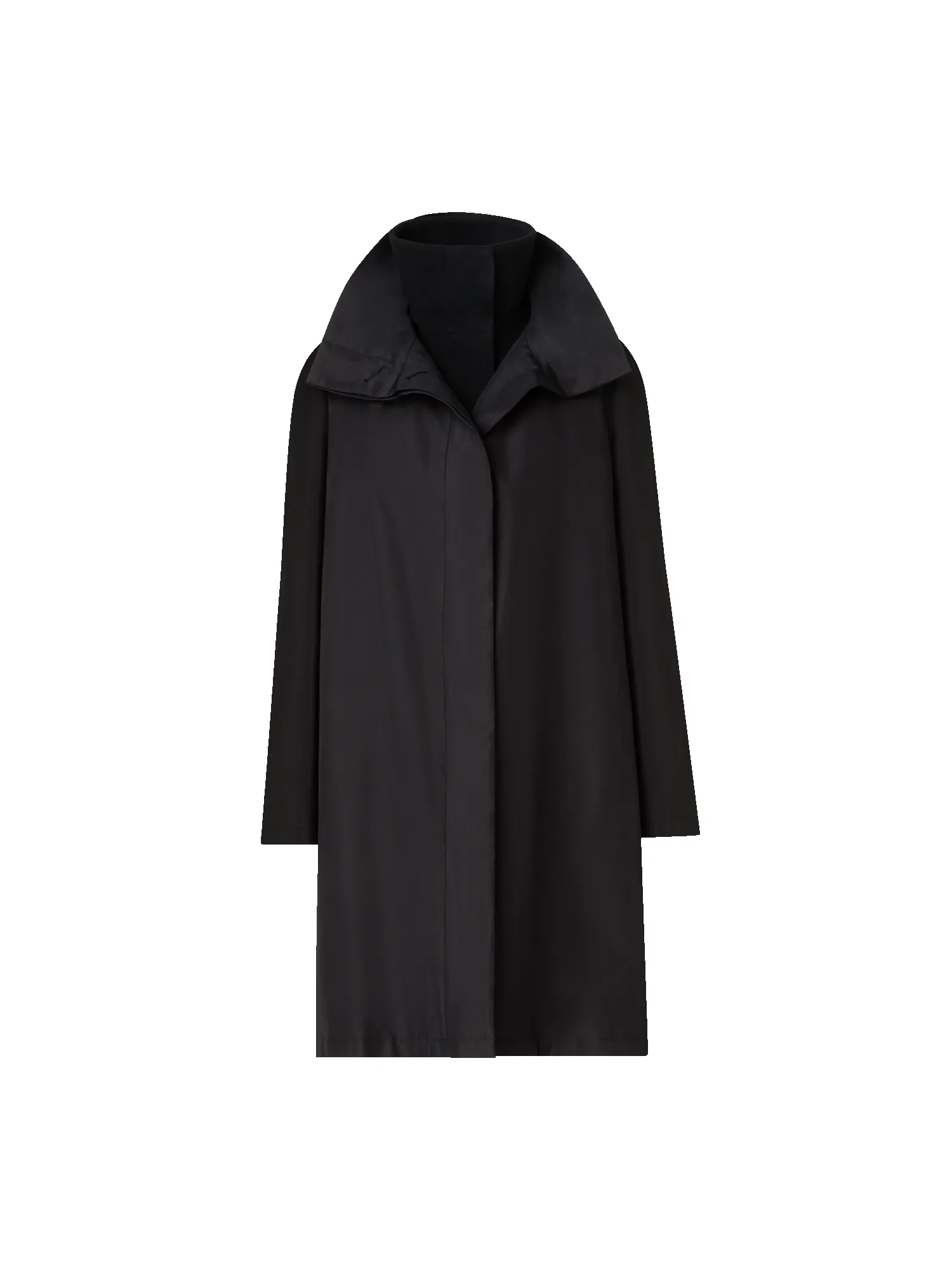 Layered Wool Coat with Removable Silk Layer sold by Akris product image thumbnail 2