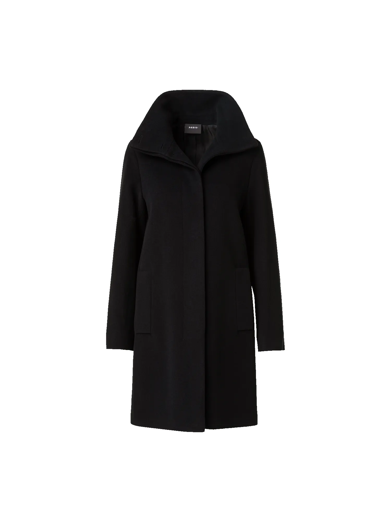 Layered Wool Coat with Removable Silk Layer sold by Akris product image thumbnail 4