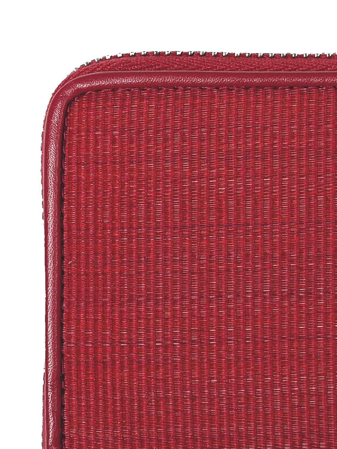 Small Zip Wallet in Horsehair Fabric with Boxcalf Leather Lining sold by Akris product image thumbnail 2