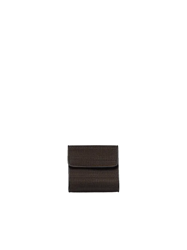 Small Flap Wallet in Horsehair sold by Akris