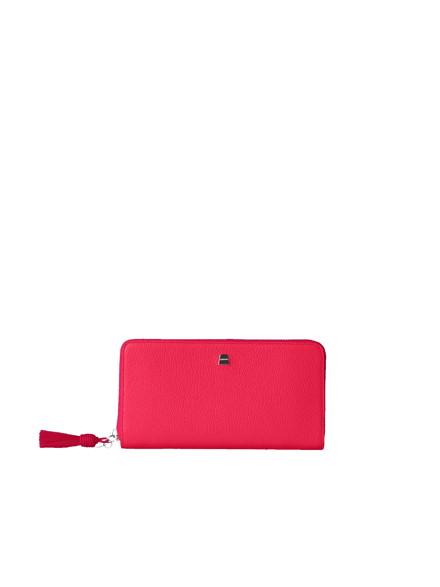 Long Zip Around Wallet in Leather sold by Akris