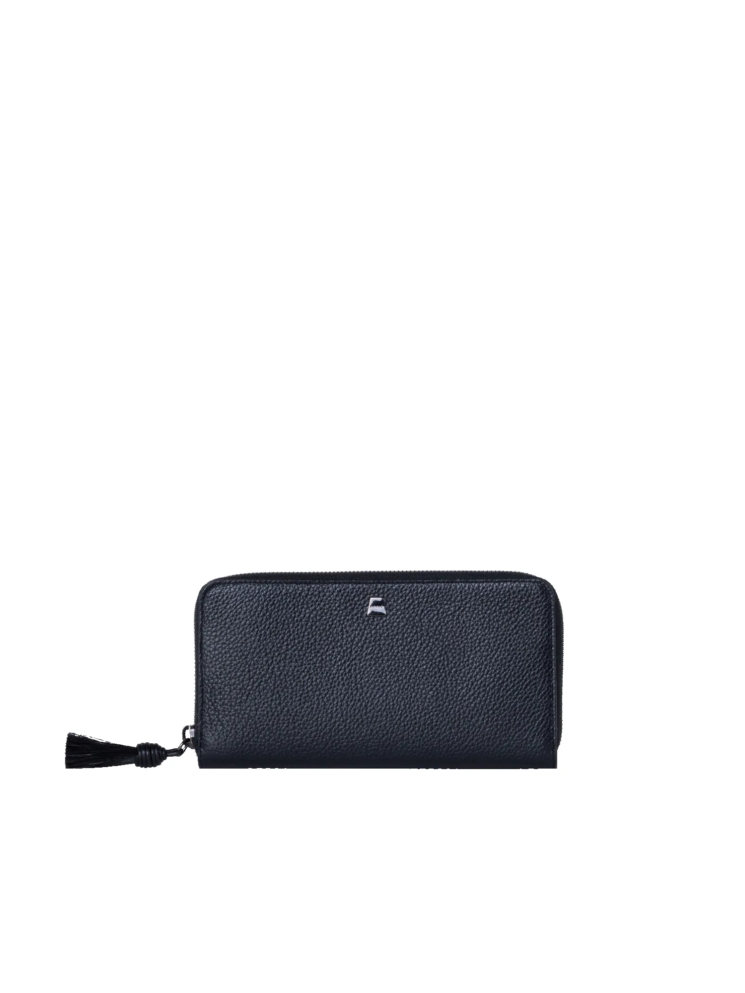 Long Zip Around Wallet in Leather sold by Akris