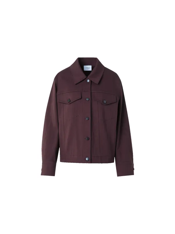 Oversized Cotton Denim Jacket sold by Akris