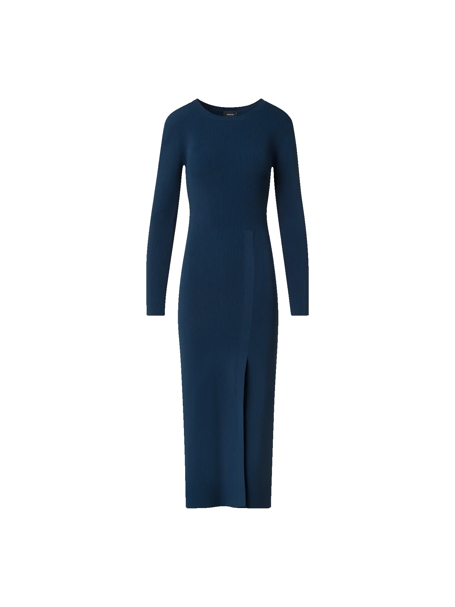 Long-Sleeve Tube Dress in Rib Knit Stretch sold by Akris