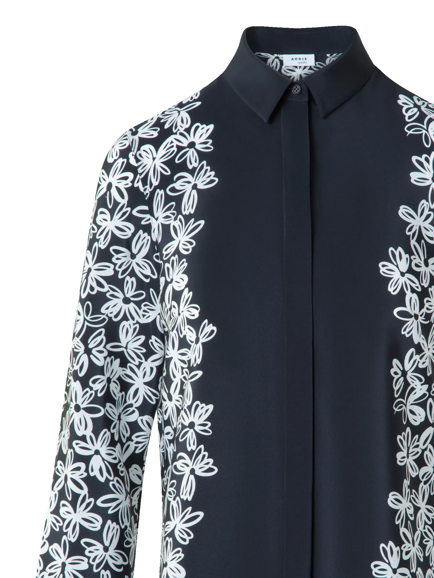 Silk Blouse with Daisy Print sold by Akris product image thumbnail 5