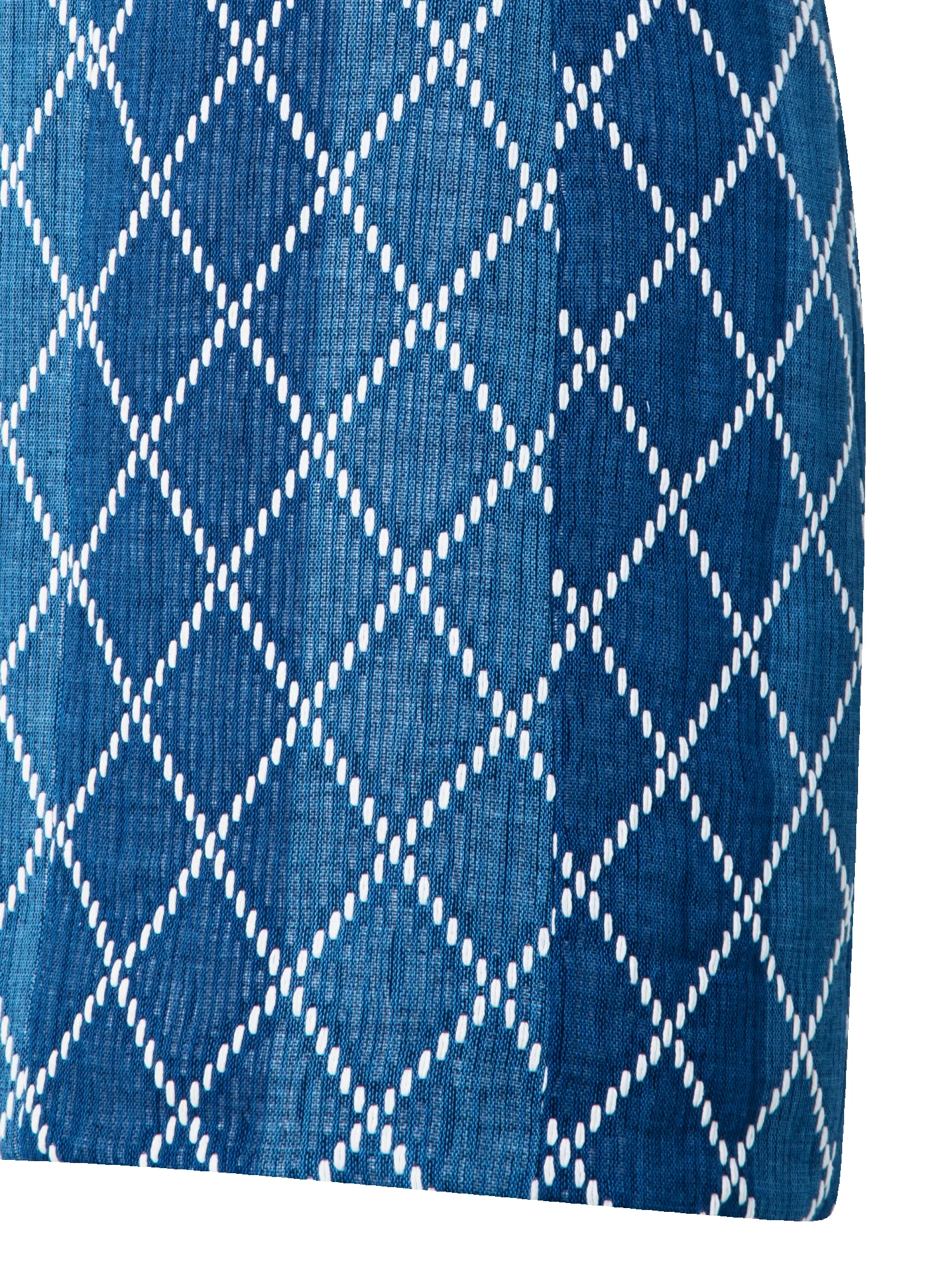 Mini Cotton Sheath Dress with Diamond Jacquard sold by Akris product image thumbnail 3