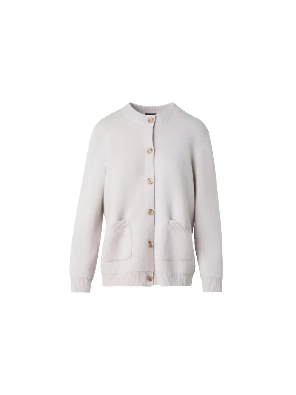 Pure Cashmere Relaxed Cardigan sold by Akris