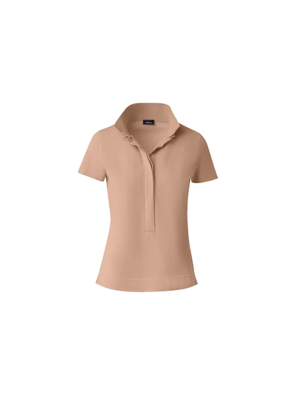 Cotton Knit Polo Shirt sold by Akris