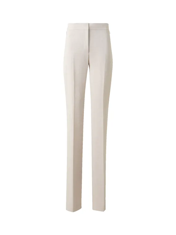 Straight Linen Double-Face Pants sold by Akris