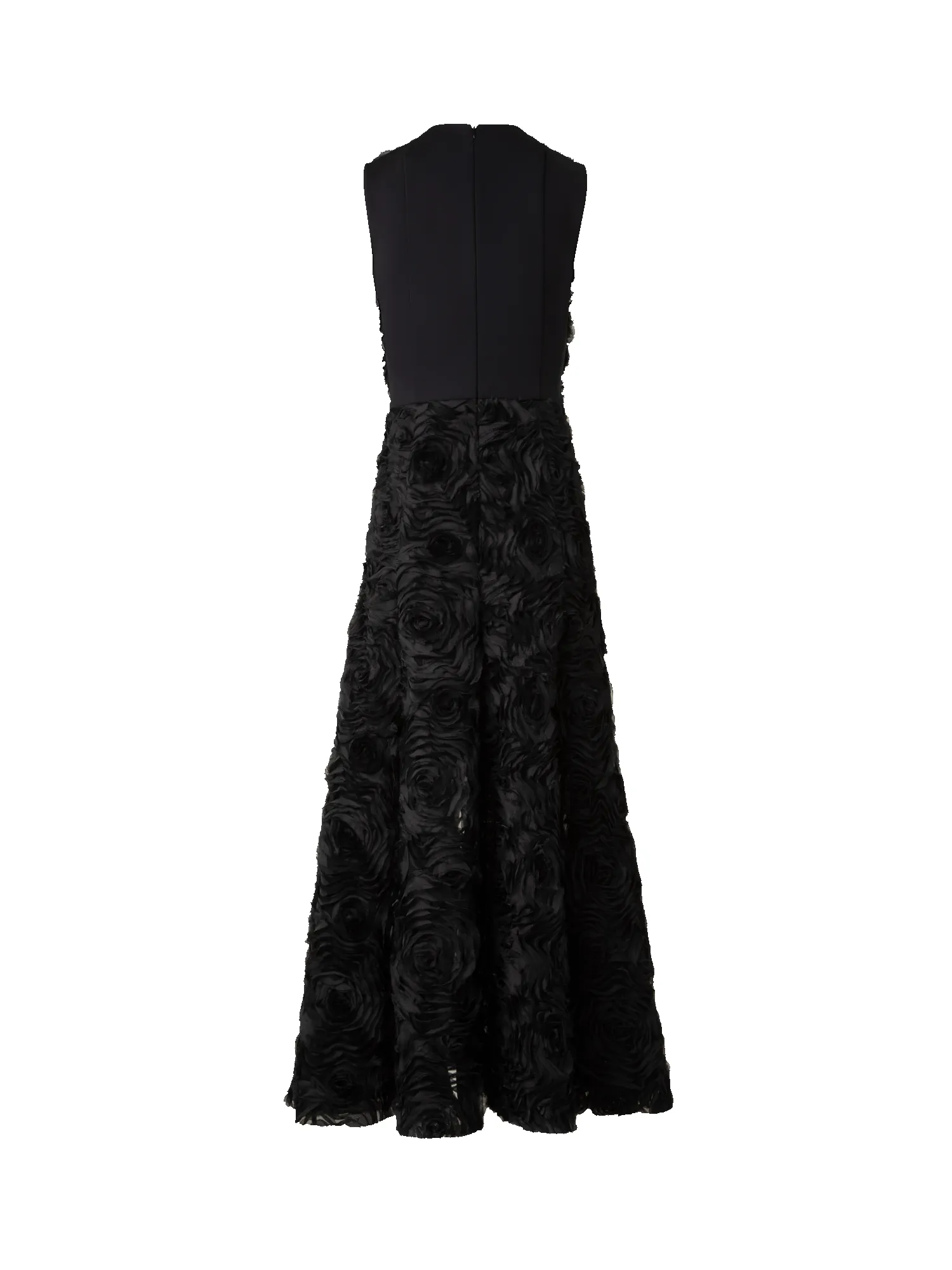 Flared Midi Dress in 3D Carnation Embroidery sold by Akris product image thumbnail 4