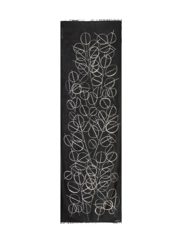 Cashmere Scarf with Polka Dots Print sold by Akris