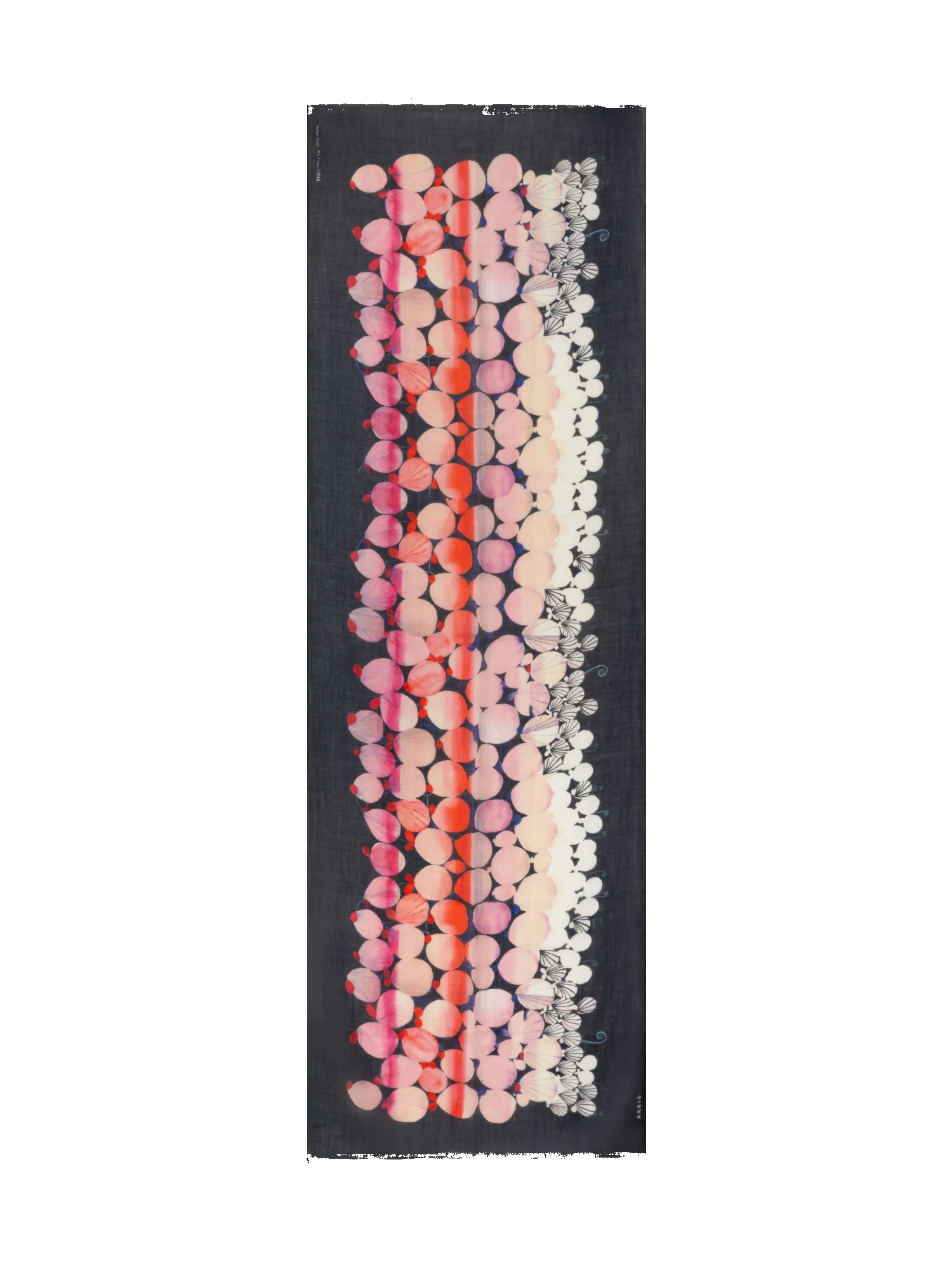 Cashmere Scarf with Silver Dollars Print sold by Akris