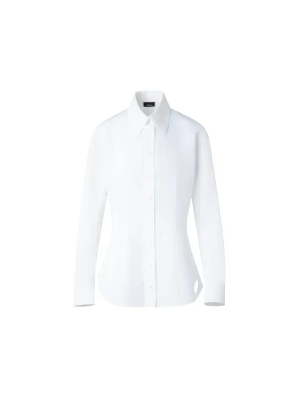 Fitted Cotton Blouse made by Akris