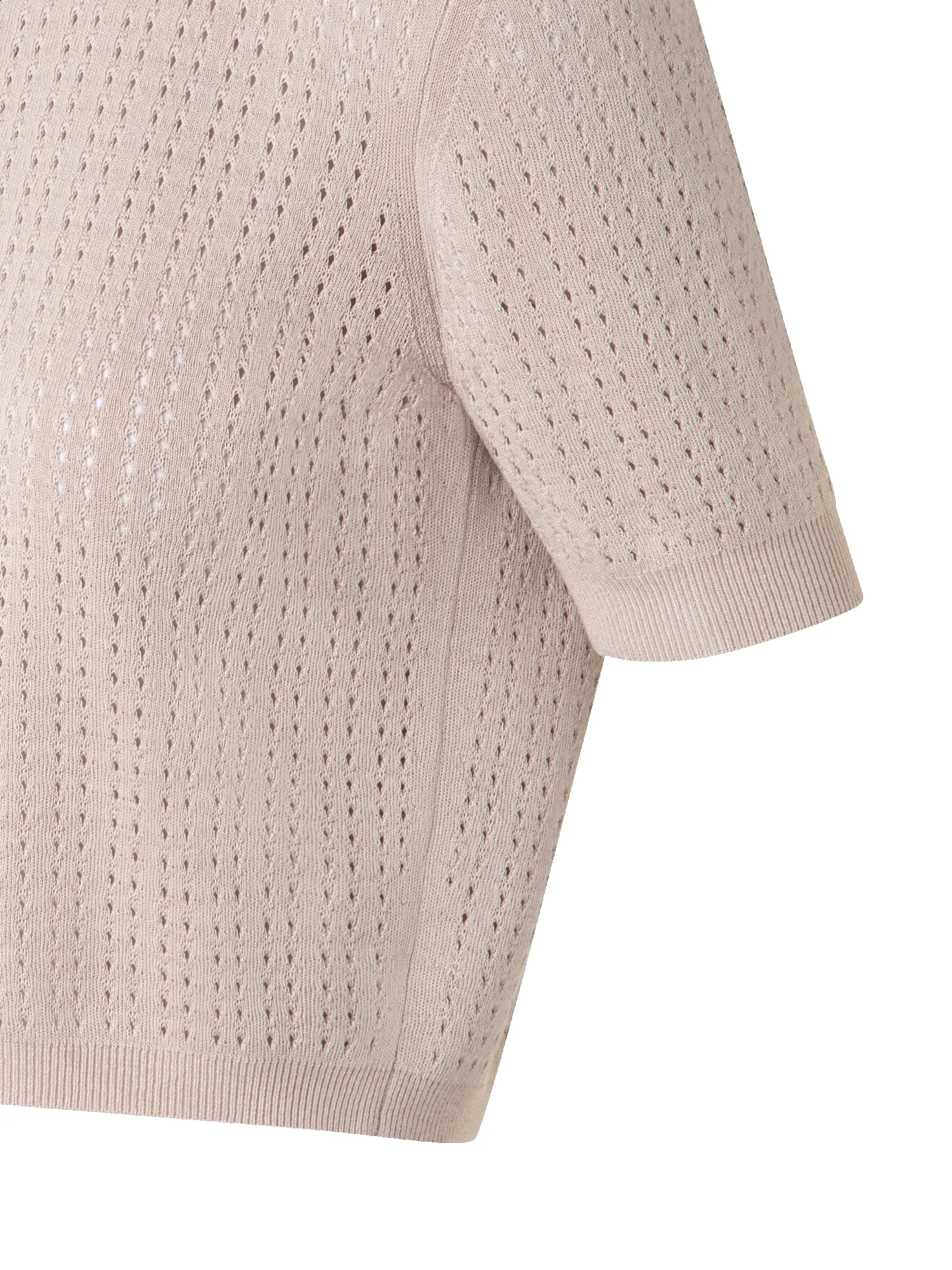 Short Sleeve Knit Cardigan in Silk Cotton sold by Akris product image thumbnail 2