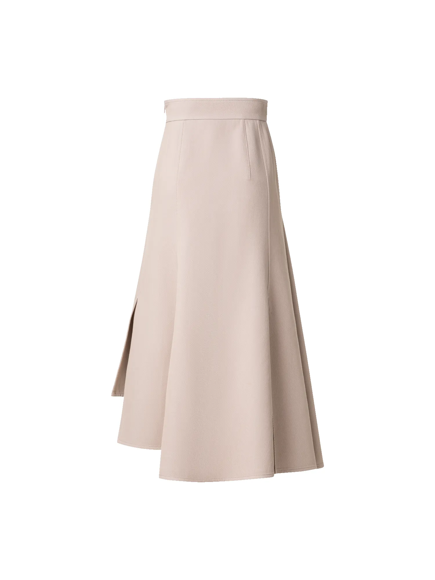 Asymetrical Midi Skirt in Cotton Double-Face sold by Akris product image thumbnail 4