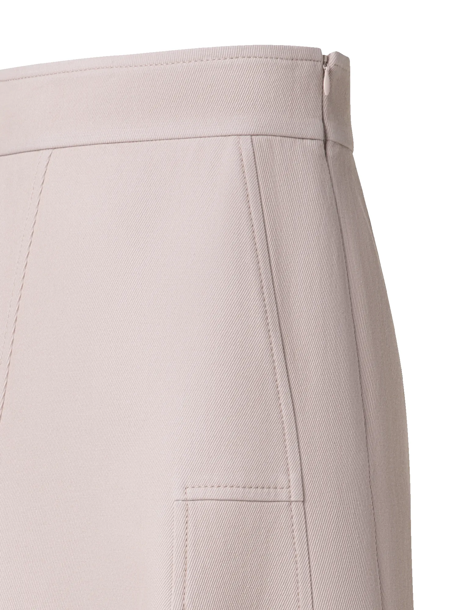Asymetrical Midi Skirt in Cotton Double-Face sold by Akris product image thumbnail 3
