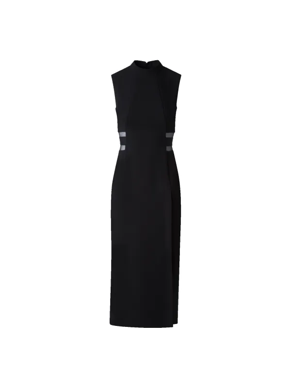 Evening Sheath Dress with Tulle Waist Inset sold by Akris