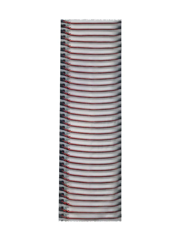 Cashmere Silk Scarf with Formula One Print sold by Akris