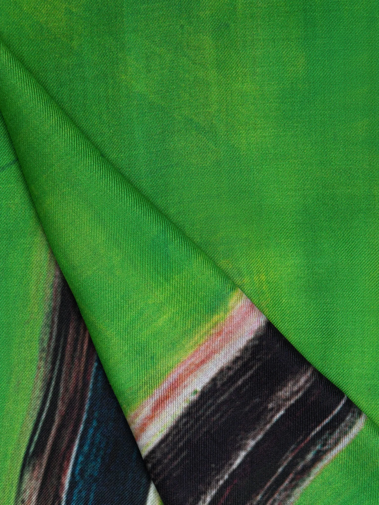 Scarf in Cashmere and Silk with W.T. print sold by Akris product image thumbnail 2