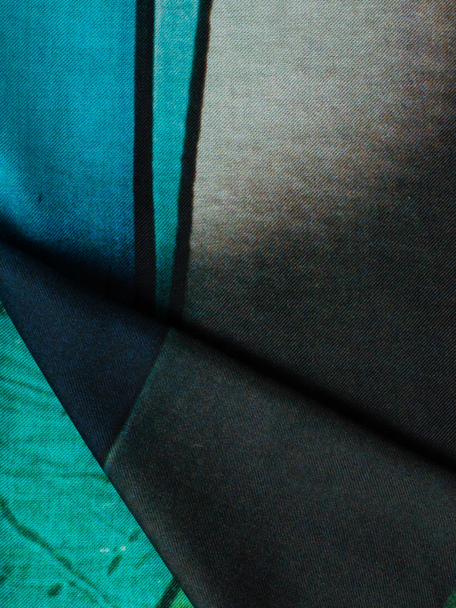 Cashmere Silk Mimosa Liquid Light Print Scarf sold by Akris product image thumbnail 2