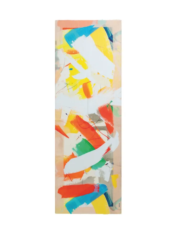 Cashmere Silk Scarf with Stroke on Paper Print sold by Akris