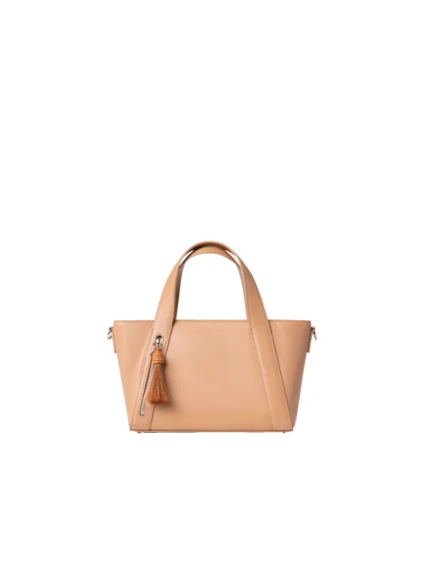 Alexa Little Zip Top Handle Tote sold by Akris