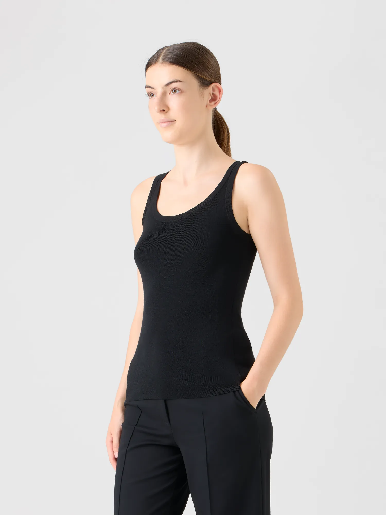 Knitted Tank Top sold by Akris product image thumbnail 2