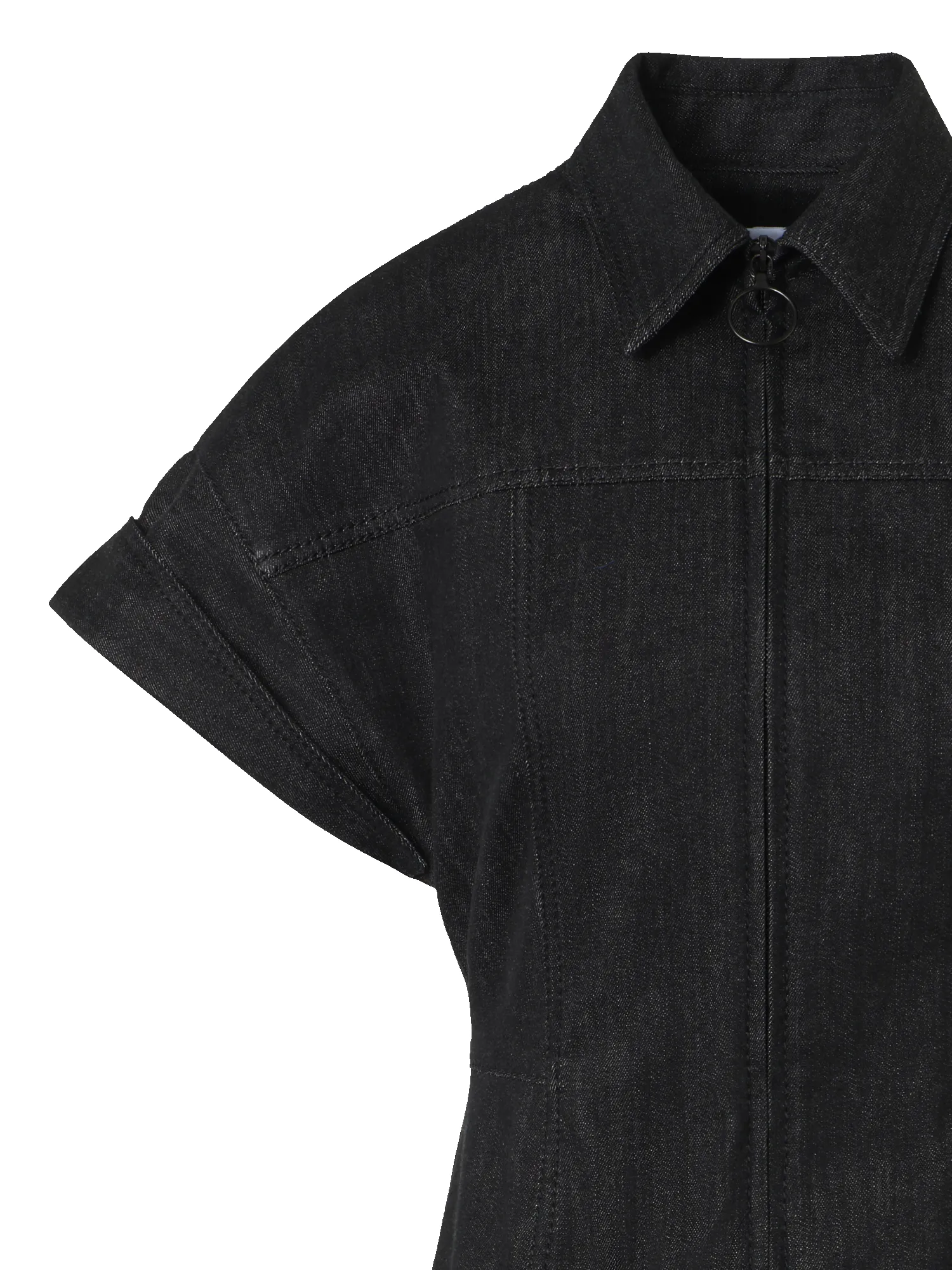 Fitted Cotton Stretch Denim Dress sold by Akris product image thumbnail 4