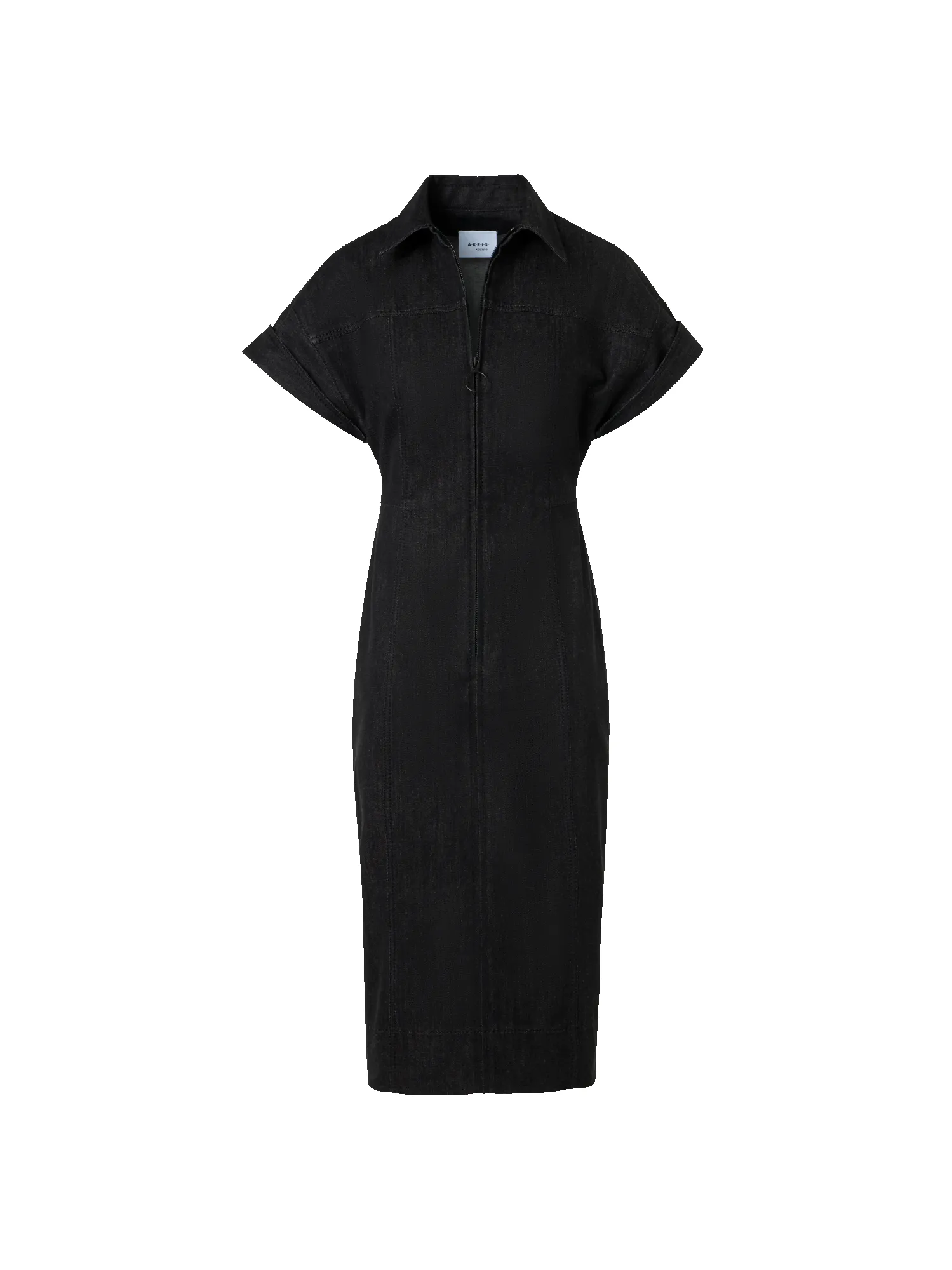 Fitted Cotton Stretch Denim Dress sold by Akris