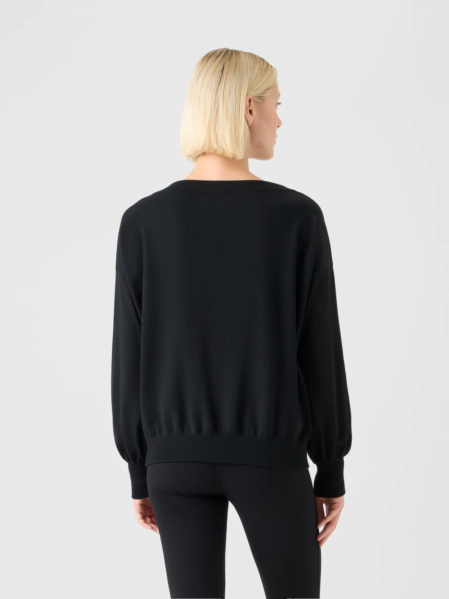 Off-Shoulder Merino Wool Sweater sold by Akris product image thumbnail 4