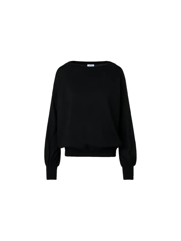 Off-Shoulder Merino Wool Sweater sold by Akris