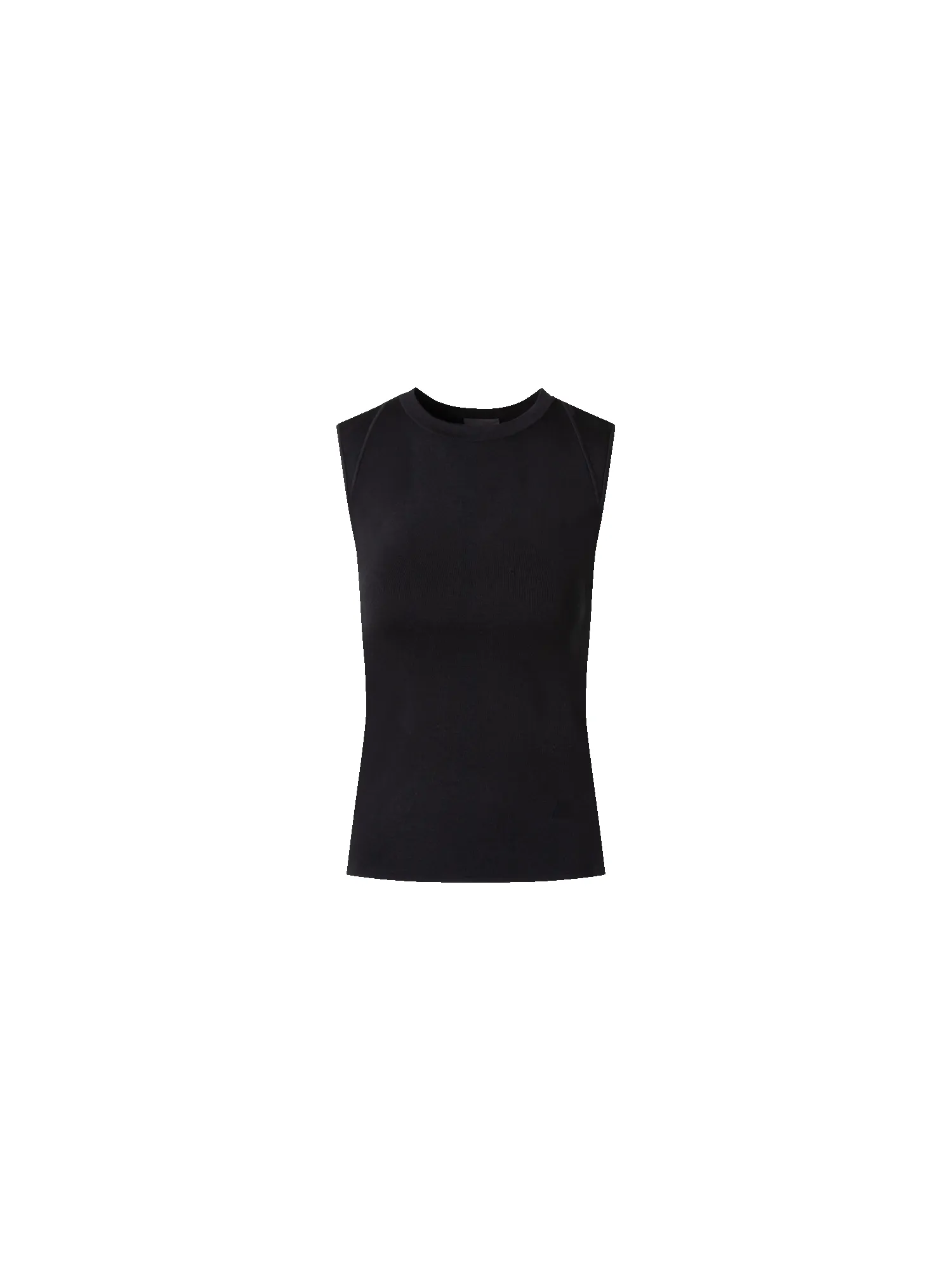 Sleeveless Knit Top in Silk Stretch sold by Akris