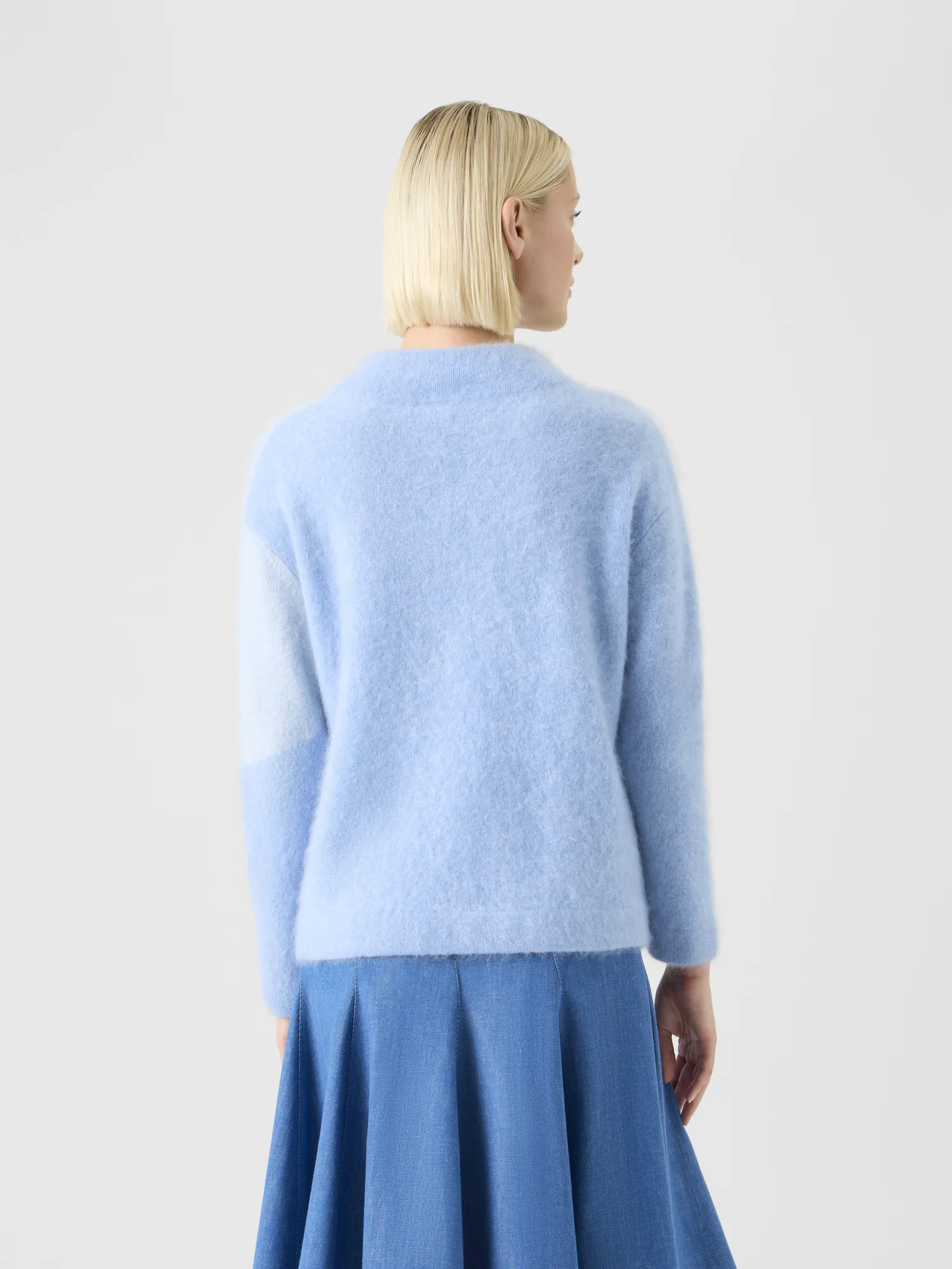 Cloud Cashmere Sweater with Sunbeam Intarsia sold by Akris product image thumbnail 5