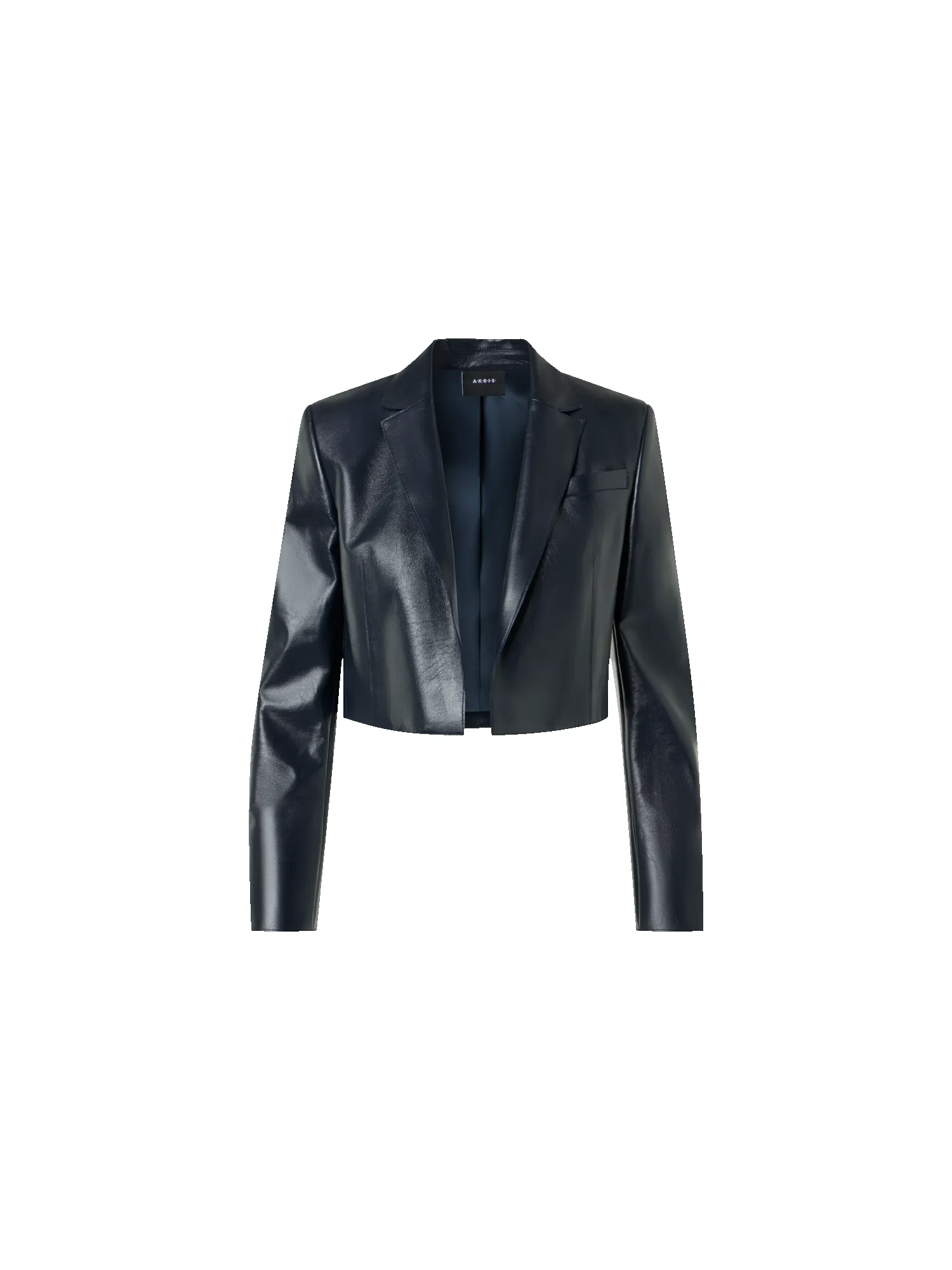 Lacquered Nappa Short Jacket sold by Akris