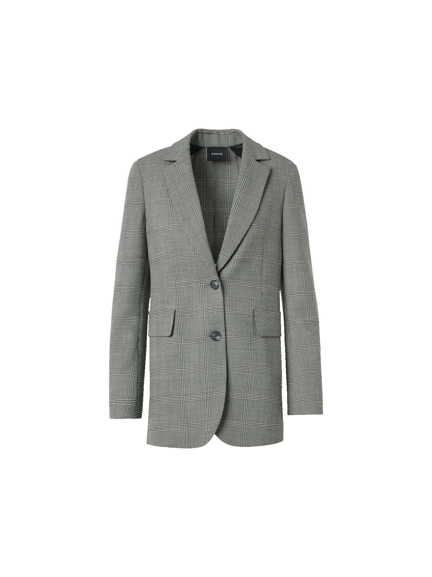 Prince of Wales Check Wool Stretch Double-Face Jacket sold by Akris