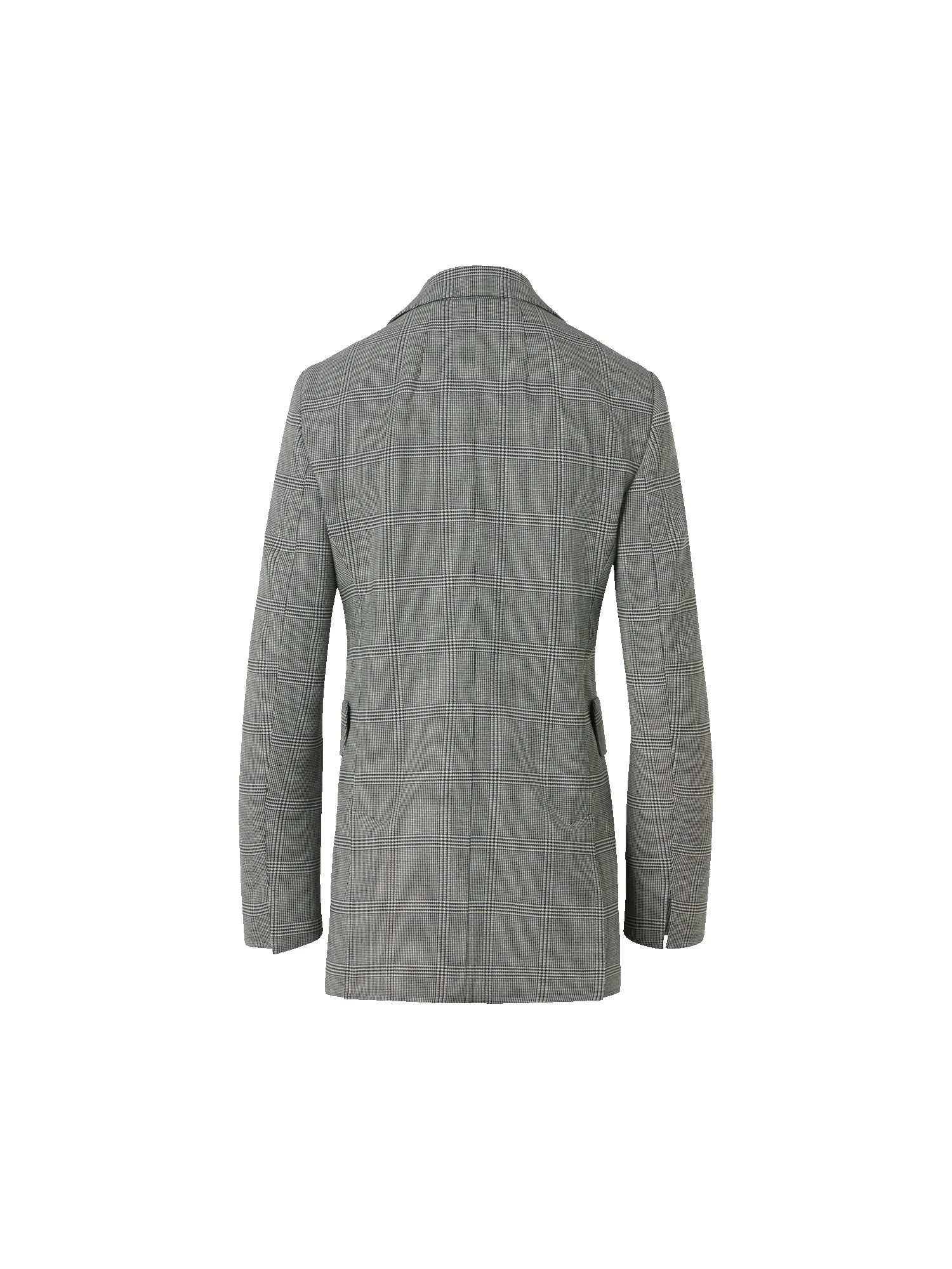 Prince of Wales Check Wool Stretch Double-Face Jacket sold by Akris product image thumbnail 5