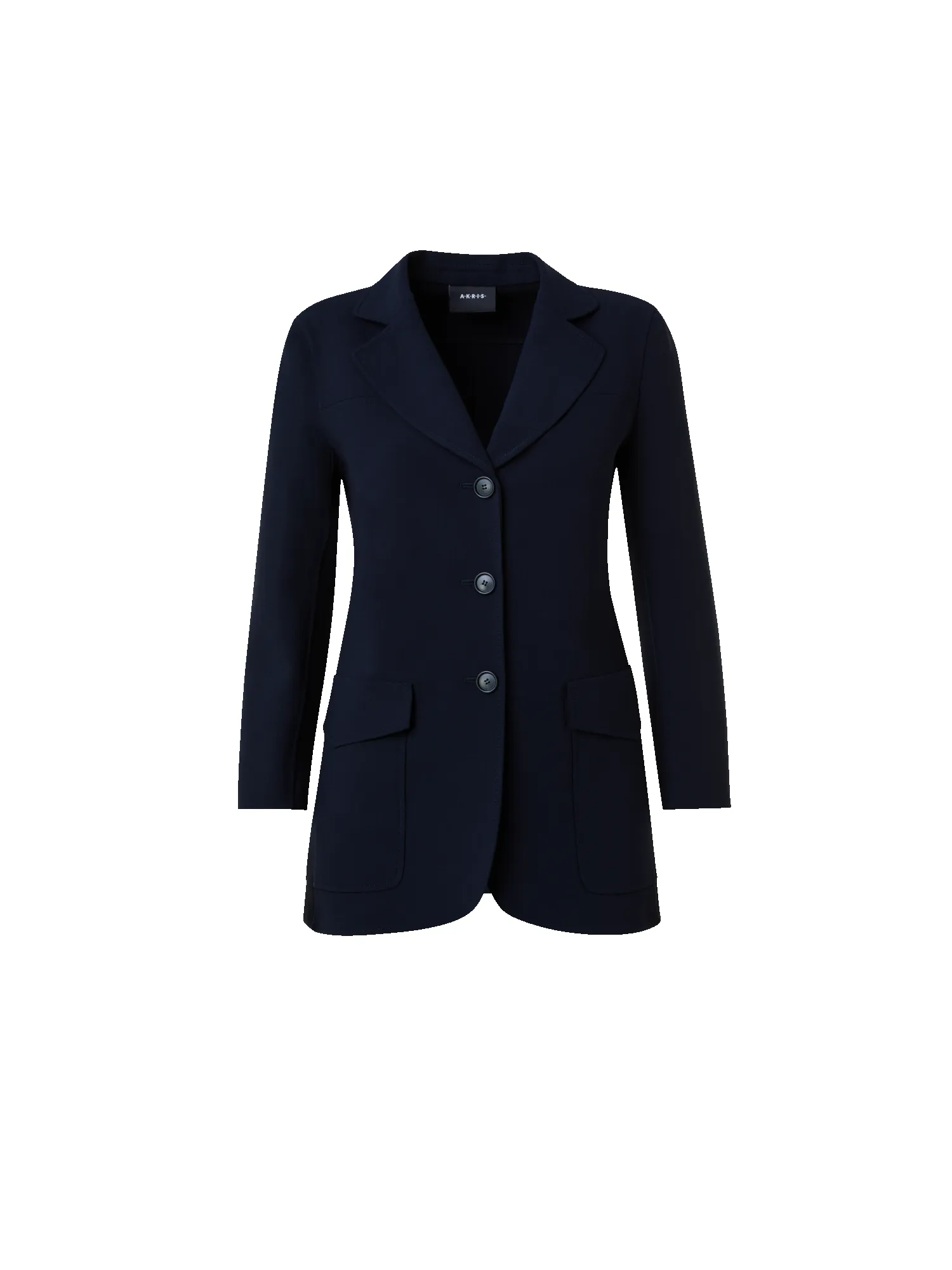 Wool Stretch Double-Face Jacket sold by Akris product image thumbnail 2