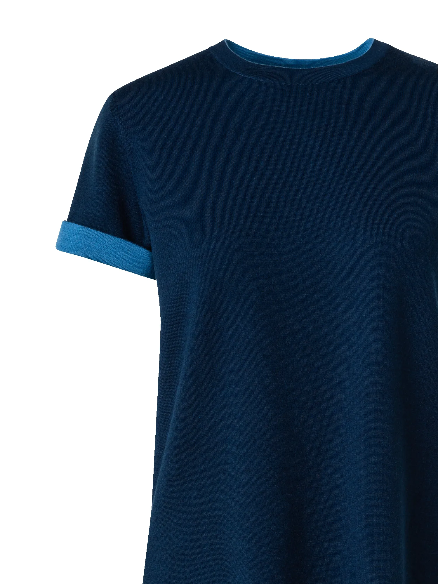 Reversible Wool Silk Stretch Double-Face Knit Top sold by Akris product image thumbnail 3