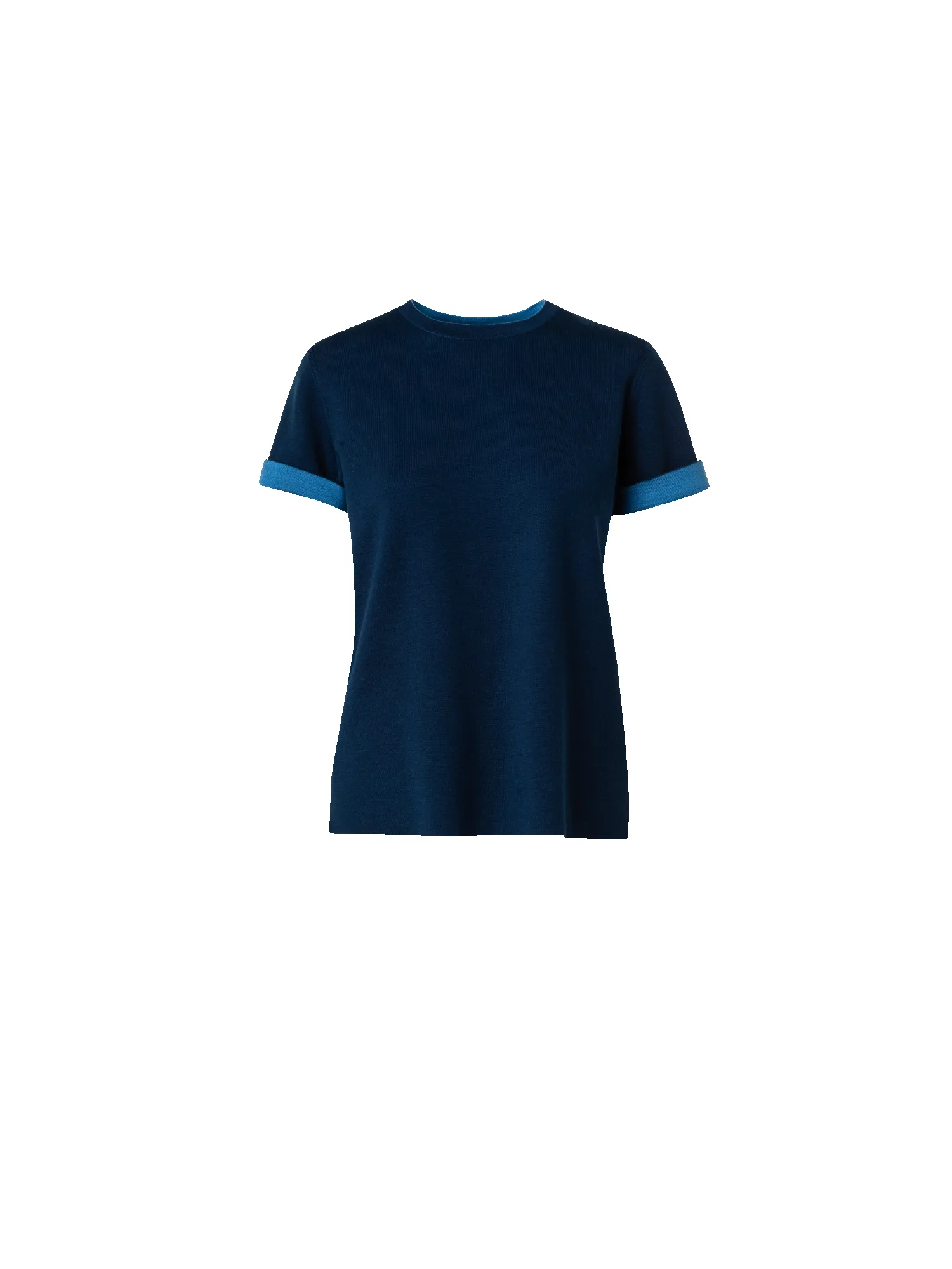 Reversible Wool Silk Stretch Double-Face Knit Top sold by Akris