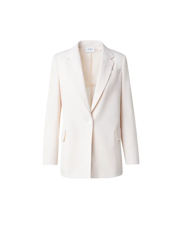 Boyfriend Blazer in Wool Tricotine sold by Akris