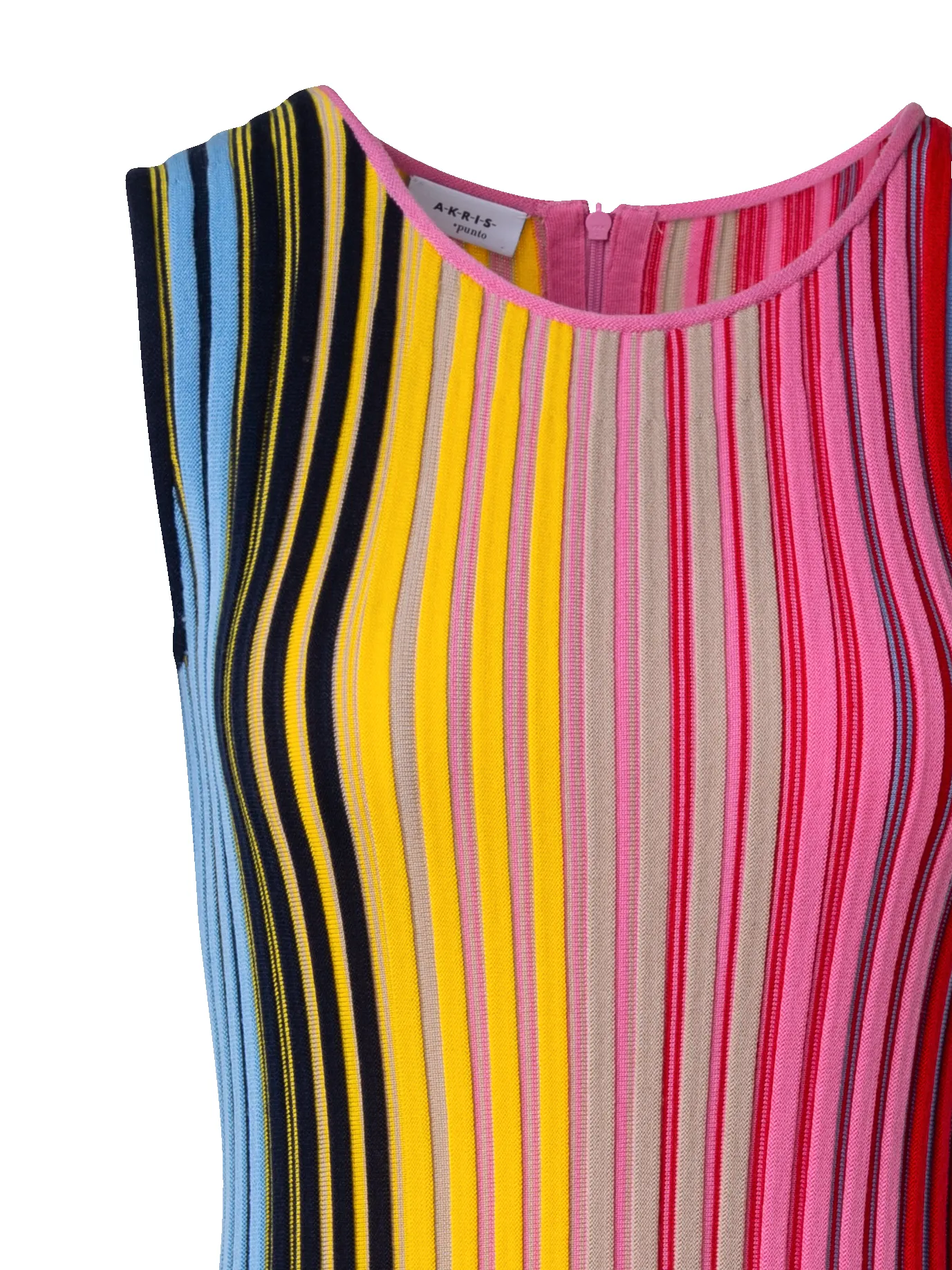 Merino Wool Knit Dress with Rainbow Rib sold by Akris product image thumbnail 4