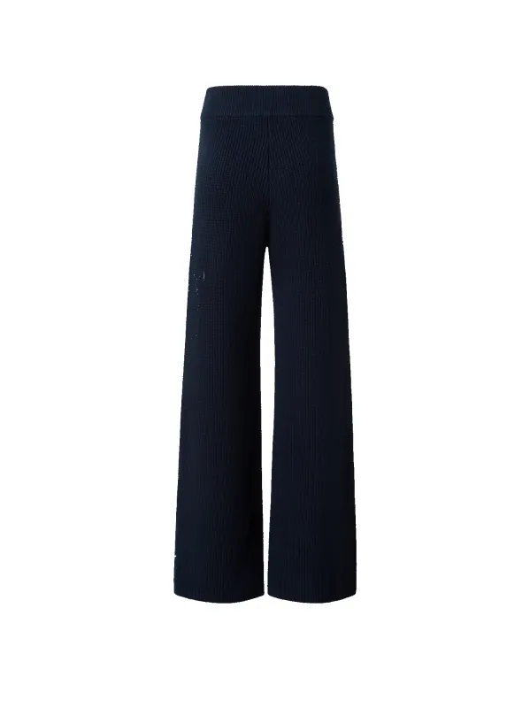 Wide Cashmere Wool Knit Pants sold by Akris