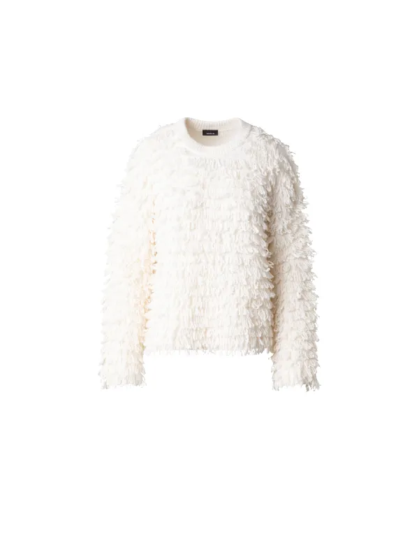 Allover Loops Wool Silk Cashmere Sweater sold by Akris