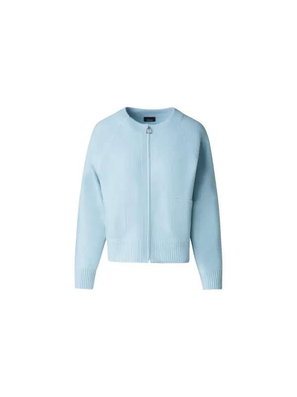 Cardigan in Cashmere Pique Knit sold by Akris