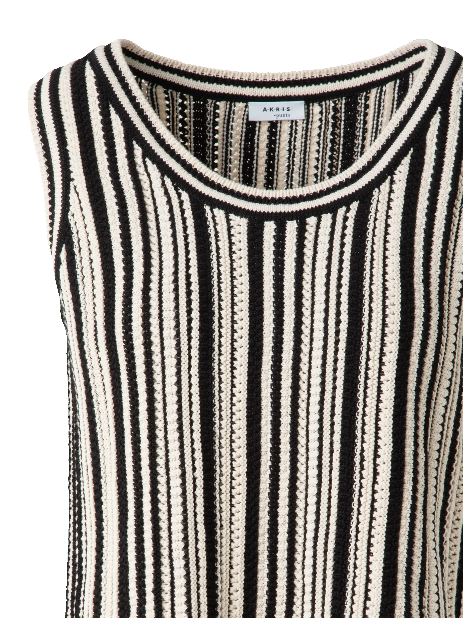 Cropped Chunky Knit Top in Cotton sold by Akris product image thumbnail 4