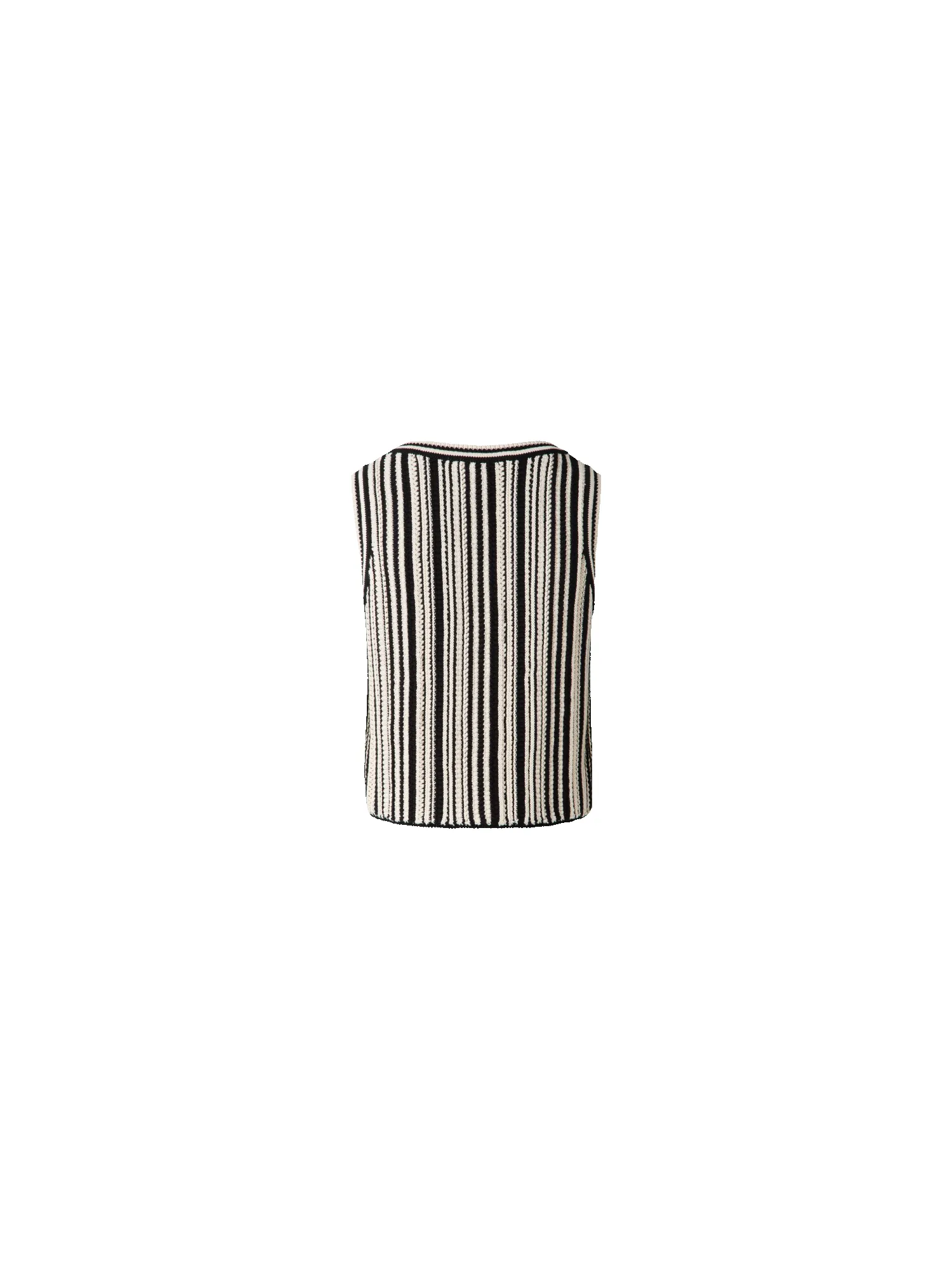 Cropped Chunky Knit Top in Cotton sold by Akris product image thumbnail 3