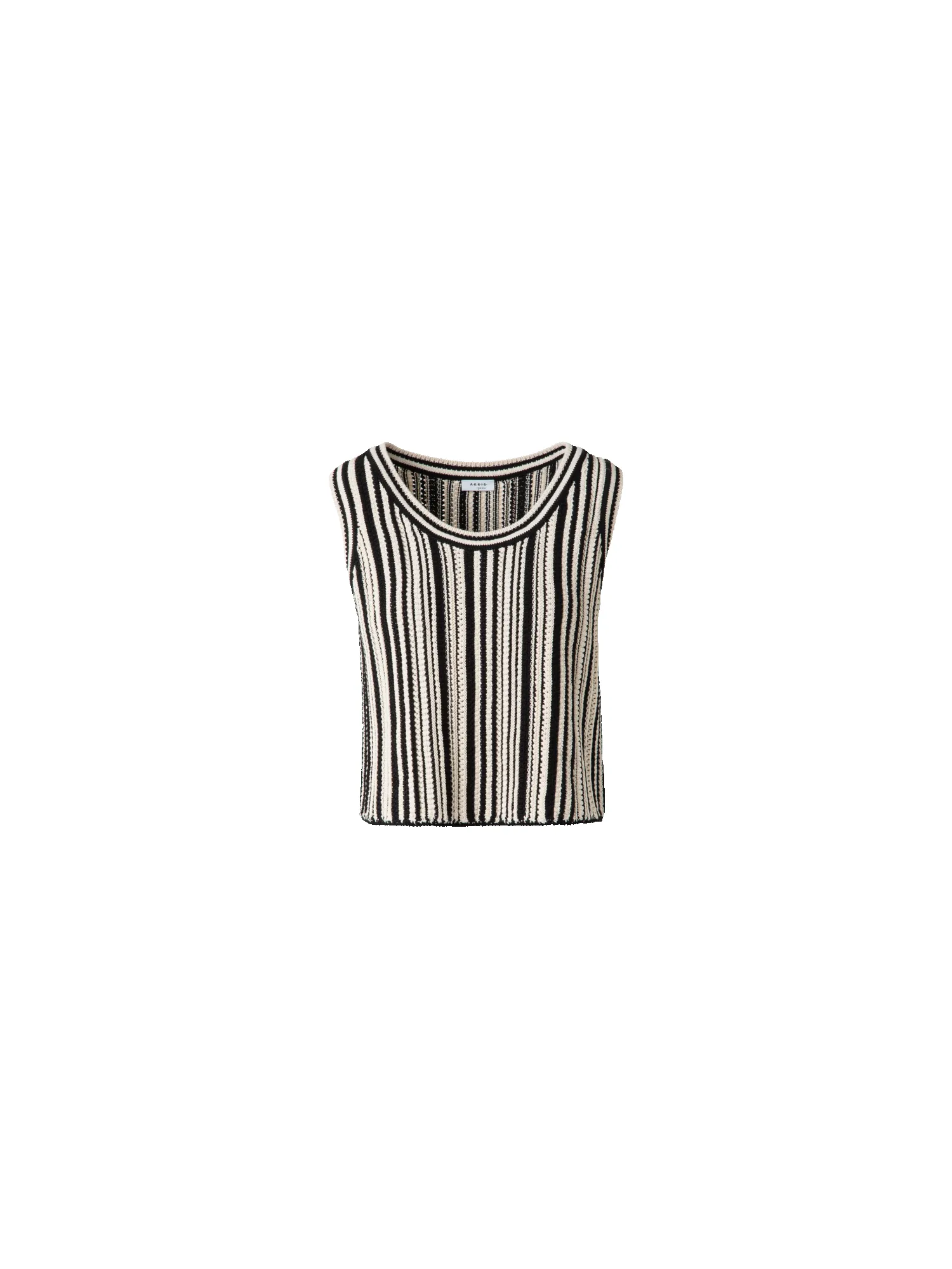 Cropped Chunky Knit Top in Cotton sold by Akris